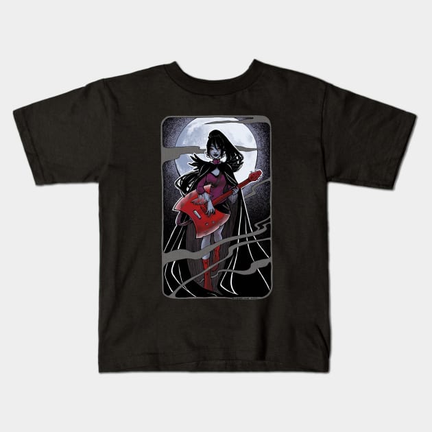 NIGHT OF THE SCREAM QUEEN II Kids T-Shirt by Solangescf